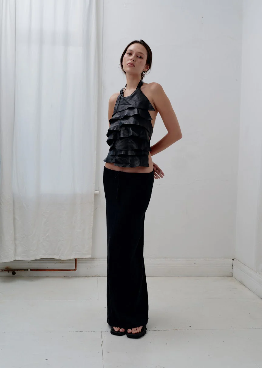 Kulit Halter Top // Night - Image 4